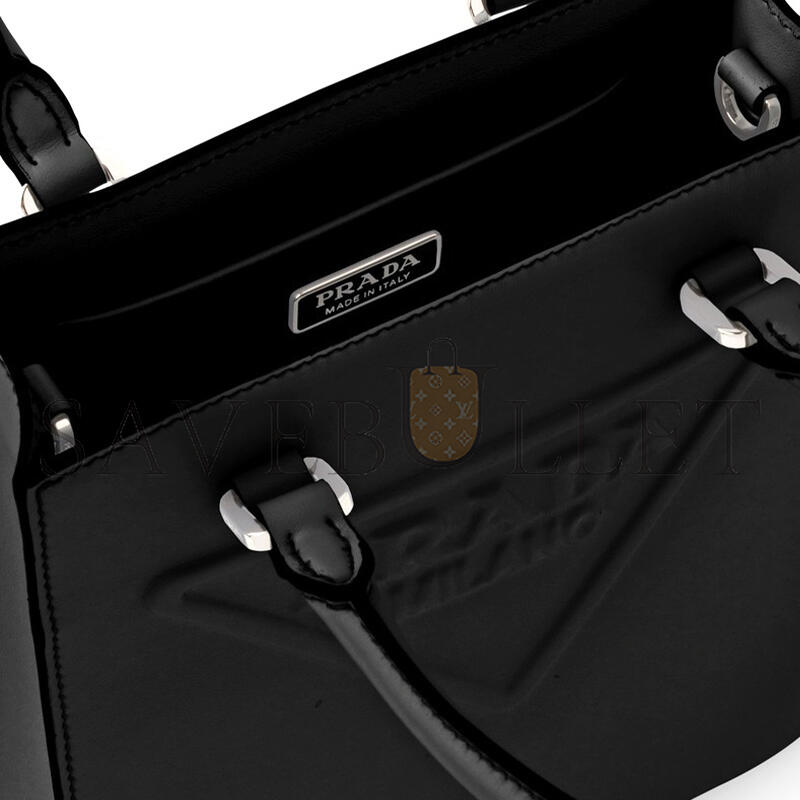 Pra*a small saffiano leather satchel 1ba333 (19*17*6cm)